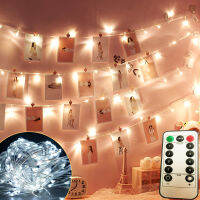 Curtain String Lights Remote Control Christmas Decoration Garland Indoor Bedroom Home Wedding New Year Decoration USB Powered