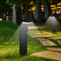 【LZ】﹉  Impermeável Solar Lights para Jardim Outdoor LED Lamp Decoração Caminho Paisagem Bollard Gramado Quintal Passarela Villa