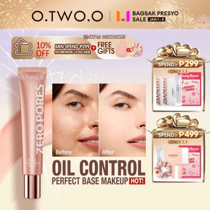 O.TWO.O Face Hydrating Primer Make Up Base Invisible Pore Soft Focus
