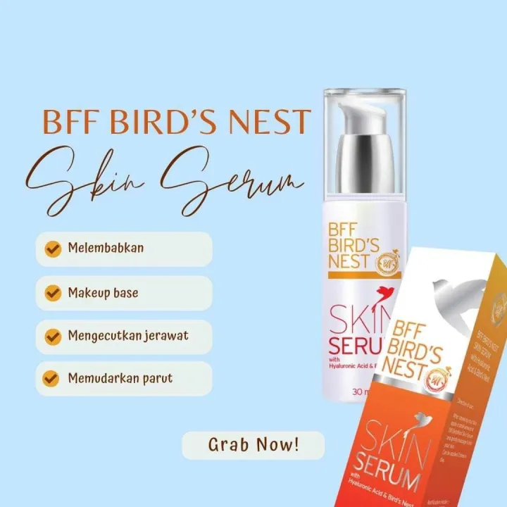 Serum Muka BFF Bird's Nest 30ml Jerawat Jeragat Kulit Kusam Lazada