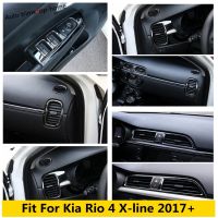 【hot】 Air Conditioning Outlet Vents / Window Glass Lift Panel Cover Trim 4 X-line 2017 - 2023 Accessories