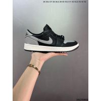 Best Sale Original✅ NK* A J 1 Low Culture Fashion Basketball Shoes Casual Sports Shoes Black Grey （Free Shipping）