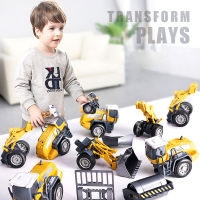 Truck Tractor Toys for Boys Engineering Car Forklift Excavator Xmas Gifts Bulldozer Vehicles Kids Education Alloy Metal+Plastic