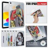 สำหรับ Apple iPad 10th 9th 8th 7th 6th 5th แอร์1 2โปร4th 3th มินิ4 5 6th 9.7 "10.2" 10.5 "10.9" 11.0 "12.9" 2020 2021แท็บเล็ต2022ภาพวาดสีน้ำมันเคสกันกระแทกพกพา TPU นิ่มแฟชั่นโปร่งใส