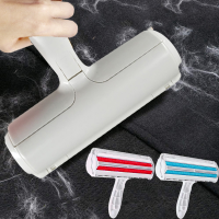 ลูกกลิ้งกำจัดขนสัตว์เลี้ยง 2 ทางกำจัดขนสุนัขแมวจาก forniture Self-cleaning Lint Pet Hair Remover One Hand Operat-lihongxin2