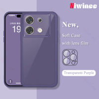 NIWINEE เคสโทรศัพท์โปร่งใสป้องกันกล้องสำหรับ Infinix Zero 30 5G เคสกันกระแทกมือถือฝาหลังแบบใสอ่อน