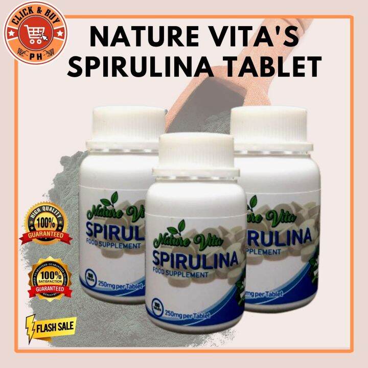 Original 1 Bottle Nature Vita Spirulina Food Supplement Original