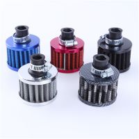 】【=-【 Universal Car Air Filter 12Mm For Motorcycle Cold Air Intake High Flow Crankcase Vent Cover Mini Breather Filters