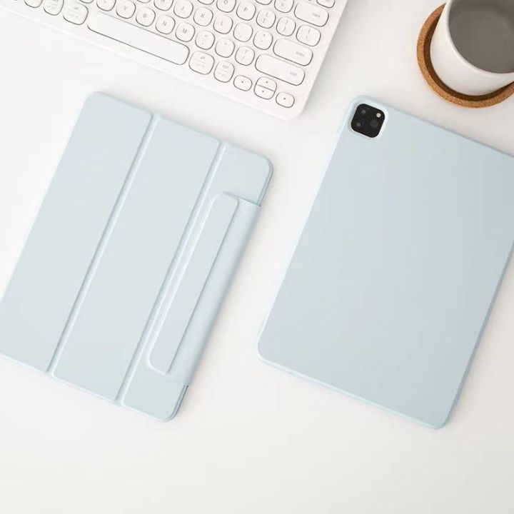 สินค้าพร้อมส่ง-smart-case-ไอแพด-รุ่นไม่มีช่องใส่ปากกา-เฉพาะรุ่น-gen10-ลายเรียบ-เคสสำหรับไอแพด-มีแม่เหล็กดูด-เคสไอแพด-เจน10-มีฝาปิด