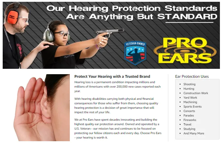 Pro Ears Pro Mag Gold Electronic Hearing Protection and Amplification  NRR 30 Shooting Range Ear Muffs Lazada PH