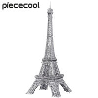 Piececool 3D ปริศนาโลหะสำหรับผู้ใหญ่หอไอเฟลจิ๊กซอว์อาคารชุดสมองทีเซอร์