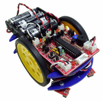 AP114 PIC ROBOT V2.0 เป็นหุ่นยนต์ที่ไว้สำหรับฝึกเขียนโปนแกรมภาษา C ในตระกูล PIC ใช้ PICkit2 ในการช่วยโปรแกรม CPU