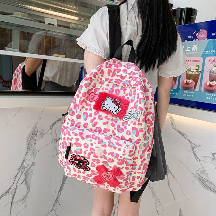 girls-กระเป๋านักเรียนแฟชั่นใหม่กระเป๋าเป้สะพายหลังสุดเท่ทันสมัยน่ารักทันสมัยสำหรับนักเรียนม-ปลายรุ่นน้องและผู้ใหญ่