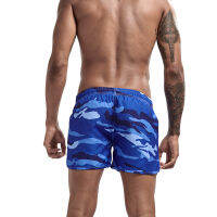 Cross-Border Men Fashion Camouflage Three-Point Shorts Beach Pants Sports Slit