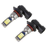 AutoAccessories 【สหรัฐอเมริกา Stock 】9005 2 PCS DC12-24V / 8.6W รถคู่สีหมอกไฟ LED 24 SMD-3030 &amp; Constant Current,กระเป๋าบรรจุภัณฑ์