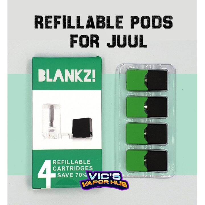 Blankz Refillable Pods (Pack of 4 Compatible with Juul Lazada PH