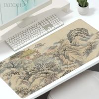 ◎✺☬  Chinese Landscape Painting Mouse Pad Gaming XL Mousepad XXL Mechanical Keyboard Pad Natural Rubber Non-Slip Carpet Mouse Mats