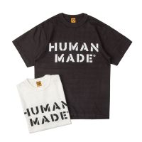 เสื้อยืดคอกลม แขนสั้น ผ้าฝ้าย พิมพ์ลาย HUMAN MADE สวมใส่สบาย แบบเรียบง่าย สําหรับคู่รัก