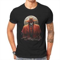 เสื้อยืดคุณภาพดี เสื้อยืด พิมพ์ลายการ์ตูนอนิเมะ Hellsing Manga Abraham Van Helsing ขนาดใหญ่ สําหรับผู้ชาย