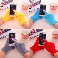 【hot】☢ஐﺴ  New Gloves Smartphone Texting Stretch Adult Size Warmer Knit hot