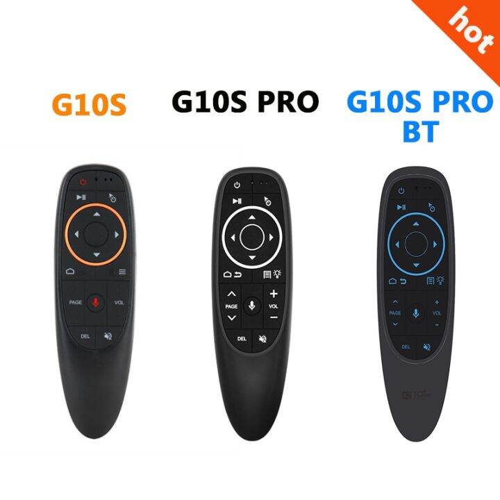 New G10S Pro BT Voice Gyroscope Backlight Mini Air Mouse IR Learning 2 ...
