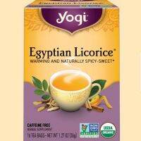 Premium for U?ชา YOGI TEA WELLNESS TEA BOX ชาสมุนไพรออแกนิค เพื่อสุขภาพจากอเมริกา? Egyptian Licorice