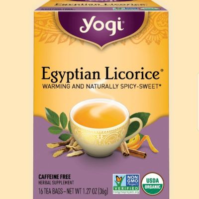 Premium for U📌ชา YOGI TEA WELLNESS TEA BOX ชาสมุนไพรออแกนิค เพื่อสุขภาพจากอเมริกา📌 Egyptian Licorice