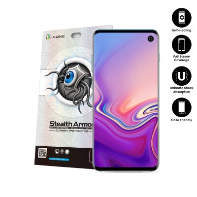 Samsung Galaxy S10 X-One Stealth Armor (1st) Clear Front And Back Side Full Coverage Screen Protector (2 In 1)