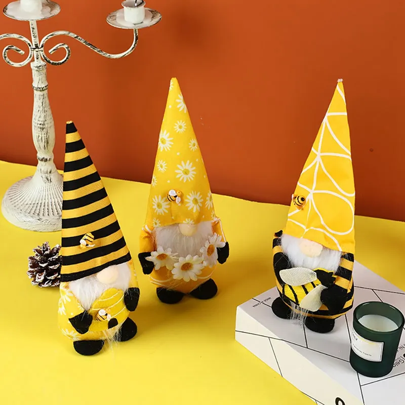 Party Decoration Bumble Bee Honey Gnome Scandinavian Tomte Nisse