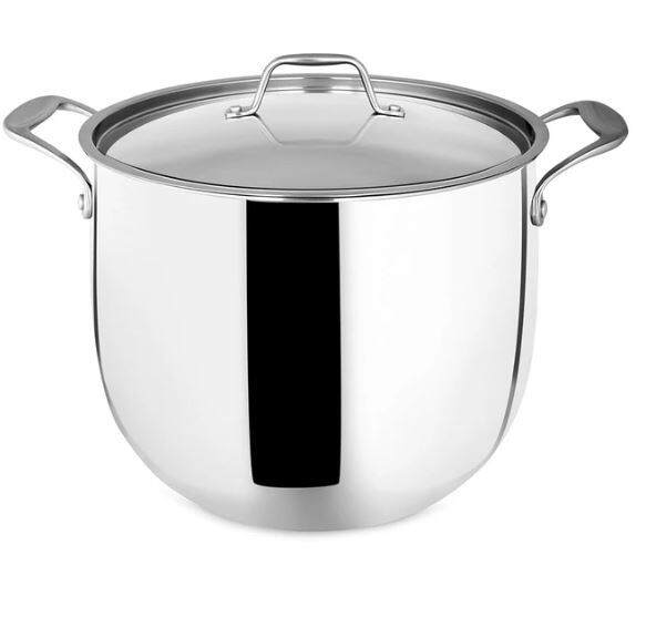 Belly Stainless Steel IH Induction Stock Pot 15.1L Lazada