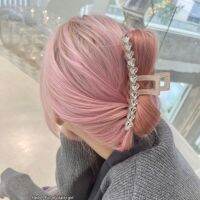 [COD] 2023 new simple and temperament love rhinestone zircon random plate hair large shark clip back head hairpinTH