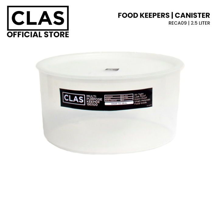 CLAS Canister RECA09 Food Keeper Tub Organizer Food Grade Storage 2