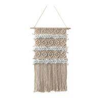 Hand-Woven Hangings Natural Thick Cotton Yarn Babys Room Hanging Decor Wedding Backdrop Decor Hand-Knit Wall Tapestry