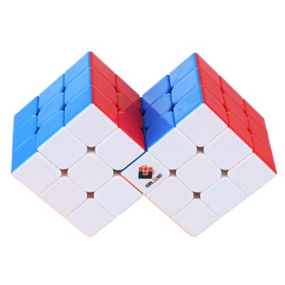 New CubeTwist Double 3x3 Bandage Conjoined Magic Cube Speed Puzzle Toy for Kids Boys Gift Colorful Brain Teasers