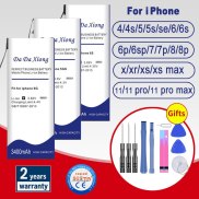 Sức Chứa Lớn Pin Cho Iphone 6 6S 6 Cộng Với 5 5S 4 4S 5C SE 6Splus 7 7