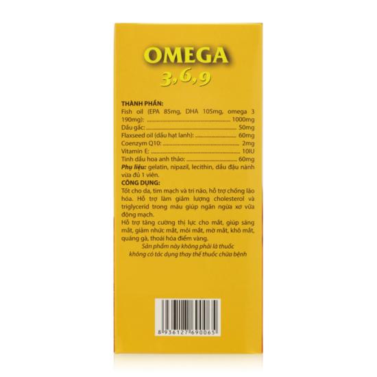 Combo 2 hôp omega 369 giá chỉ 320k tốt cho trí não,tim mạch, sáng mắt - ảnh sản phẩm 4