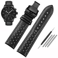 22mm Genuine Leather Watchband for Tissot 1853 Special T116 Strap T116617 Warriors Knights Breathable Band Heuer Mens Bracelet