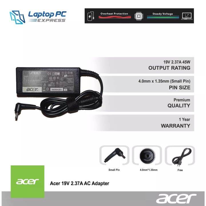 ACER CHROMEBOOK CHARGER MODEL A13 045N2A visual data 4