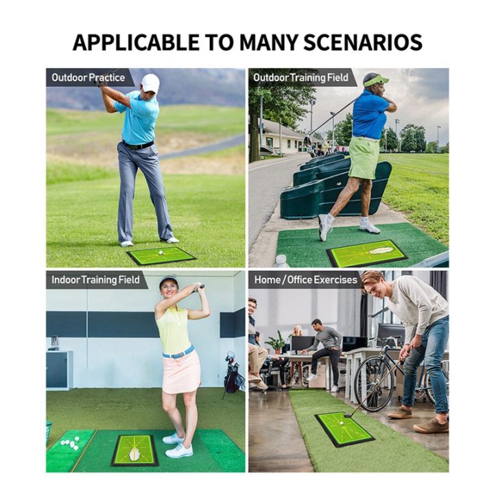 1-piece-golf-training-mat-for-swing-detection-batting-golf-instant-path-feedback-golf-training-aid-black-amp-green