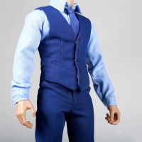 ㍿✢ In Stock 1/6 Scale Big Ben Special purpose Suit Vest Shirt Pants Leather Shoes Set Formal Business Clothes Model for 12 quot; Figure