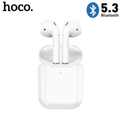 HOCO EW25 ทรูไวร์เลส บลูทูธหูฟังหูฟัง5.3หูฟัง TWS กับหูฟังเพลงสปอร์ตมีไมโครโฟนในตัวใช้ได้ทั่วไปสำหรับทุกรุ่นสมาร์ทโฟน
