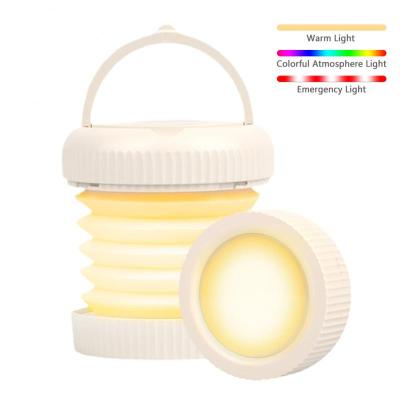 Portable Foldable Lantern Night Light Touch Dimmable LED Lamp Hangable Magnetic Camping Lamp Room Decor Bedside Lamp For Kids
