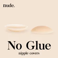 nude. - ที่ปิดหัวนมไร้กาว No Glue Nipple Covers ซิลิโคนแปะหน้าอก ไร้ขอบ ใช้ได้ถึง 50 ครั้ง