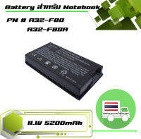 สินค้าเทียบเท่า แบตเตอรี่ อัสซุส - Asus battery (สีดำ) สำหรับรุ่น F50 F80 F80A F80M F80H F80S X61S X82 X85 X88 , Part # A32-F80 A32-F80A A32-F80H