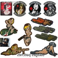 ☊✽ Badges Hook PVC Rubber Patches Military Embroidery Sewings Insignia Tactical Clothes Accessories Patch Stickers for Backpacks