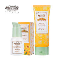 (แพ็คคู่) BEAUTY COTTAGE CALENDULA ACNE CLEAR COMPLEX SERUM  (30 ML.) คู่ BEAUTY COTTAGE CALENDULA ACNE CLEAR COMPLEX FACIAL CLEANSER 100 ML.)-(EXP:11/20)