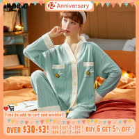 Pijamas Women Sleepwear Japan Kimono Style Womens Two Pieces Loungewear Chic Bee Printing Lovely Girls Pyjamas Nightwear New