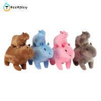 Tootplay Capybara หนูตุ๊กตาผ้ากำมะหยี่หลากสีน่ารักการ์ตูน Capybara ยัดนุ่นสำหรับเป็นของขวัญวันเกิดสำหรับเด็กของเล่นตุ๊กตานุ่มๆ