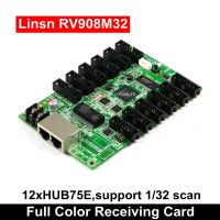 Linsn Rv908m Rv908m32 Synchronous Led หน้าจอรับ1/32 Scan Led Control Card