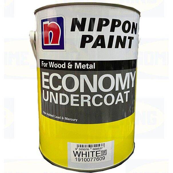 (5L) Nippon Paint Economy Undercoat For Wood & Metal / 5L Lazada
